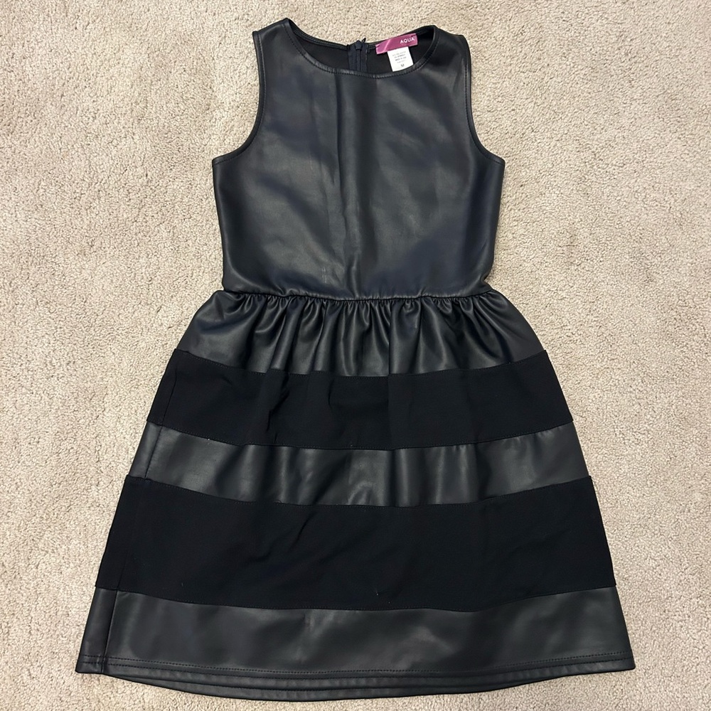 Kid’s Aqua Black Dress